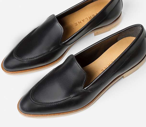 Black Woman's Loafer by Everlane is the perfect gift for the "on the go" mom