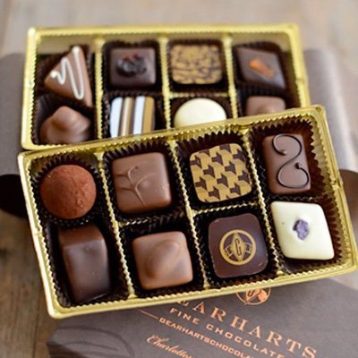 Gourmet Gift Box of Chocolates  Available on Amazon - Gearharts Assorted Chocolates