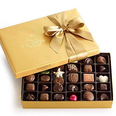 Gourmet Gift Box of Chocolates  Available on Amazon - Godiva Assorted Chocolates