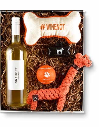 Pinot for Paws Wine Gift Box, $59