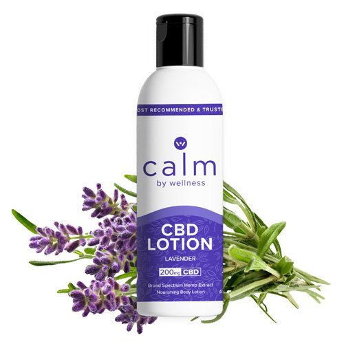 CBD Gift - broad spectrum CBD infused lavendar lotion by Calm Wellness
