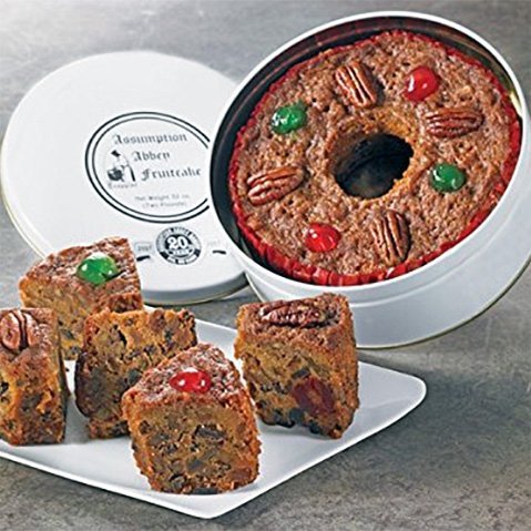 Assumption Abbey Fruitcake in Holiday Tin, order online