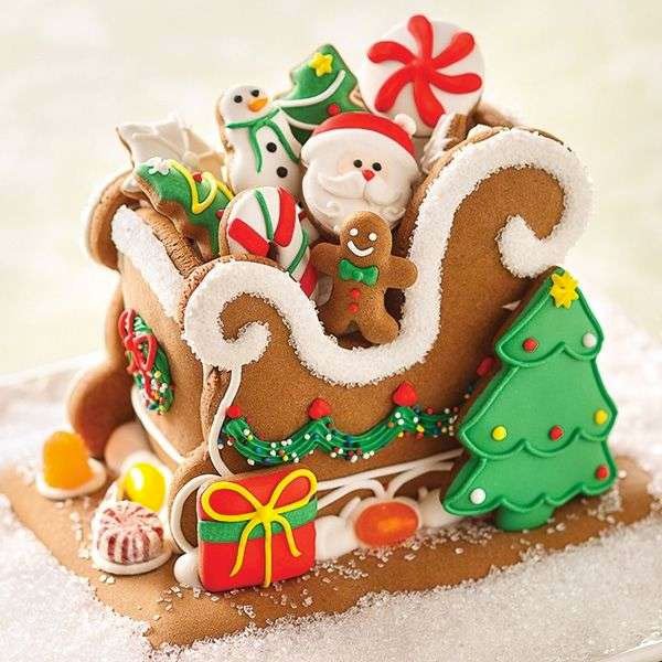 Santa Christmas Cookie Gift Box