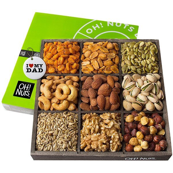 Father's Day Gift Idea: Assorted Nuts Gift Basket from Nuts.com
