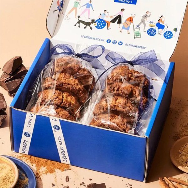 A Gift Box of Best Mail Order Cookies from Levain Bakery, New York, New York