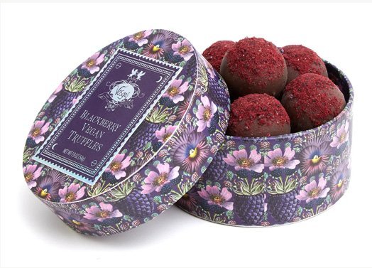 Gourmet Chocolate Gifts: Vegan Blackberry Truffles