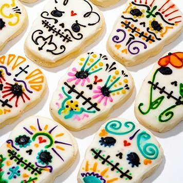 Iced Sugar Cookies available for mail order from Elles Belles Bakery