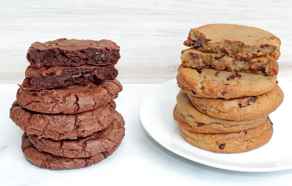 Dominique Ansel Mail order cookies, chocolate brownie and chocolate chip